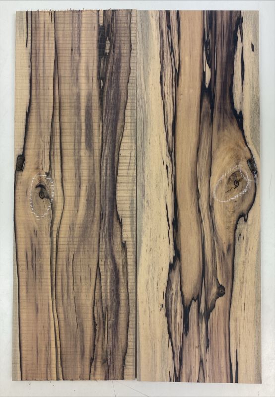 Top Schwarzweißes Ebenholz/Royal White Ebony 10mm Einzelstück #047